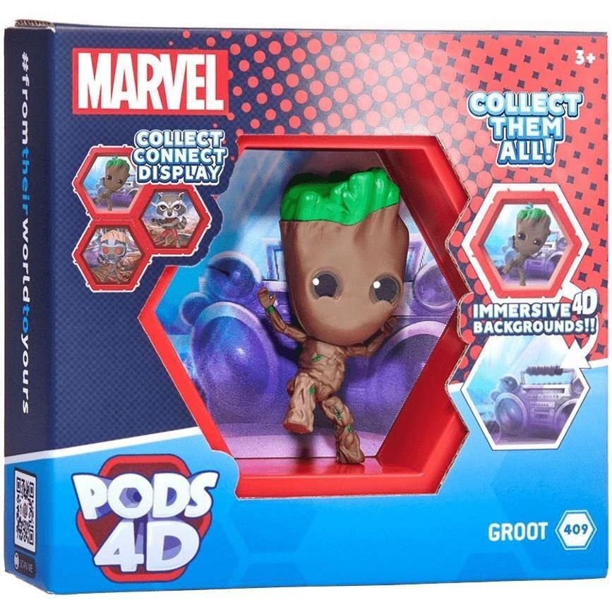 Коллекционная фигурка WOW! PODS 4D серии "Марвел" - ГРУТ (10 см) (MVL-1038-08) фото 1