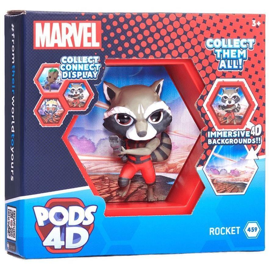 Коллекционная фигурка WOW! PODS 4D серии "Марвел" - РАКЕТА (10 см) (MVL-1038-12) фото 1