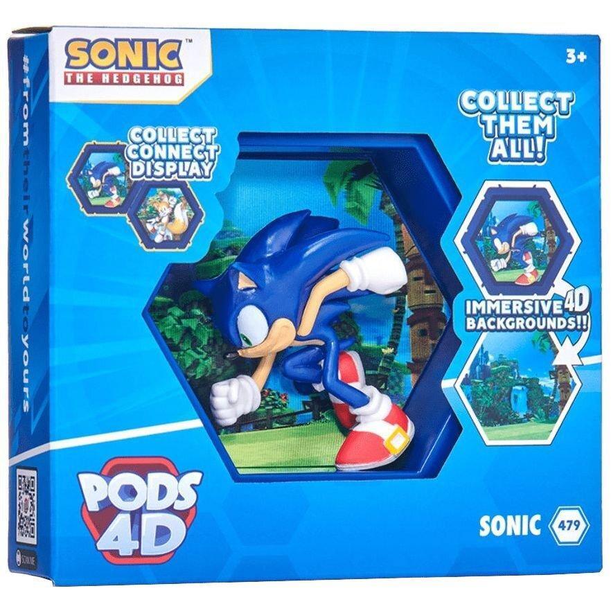 Коллекционная фигурка WOW! PODS 4D серии "Соник" - СОНИК (10 см) (SNC-1004-01) фото