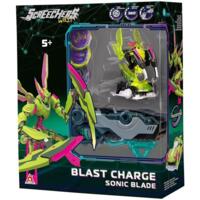 Игровой набор Screechers Wild! S5 L1 V2 - СОНИК БЛЕЙД (запускатель-бластер, машинка-трансформер) (KS686115)