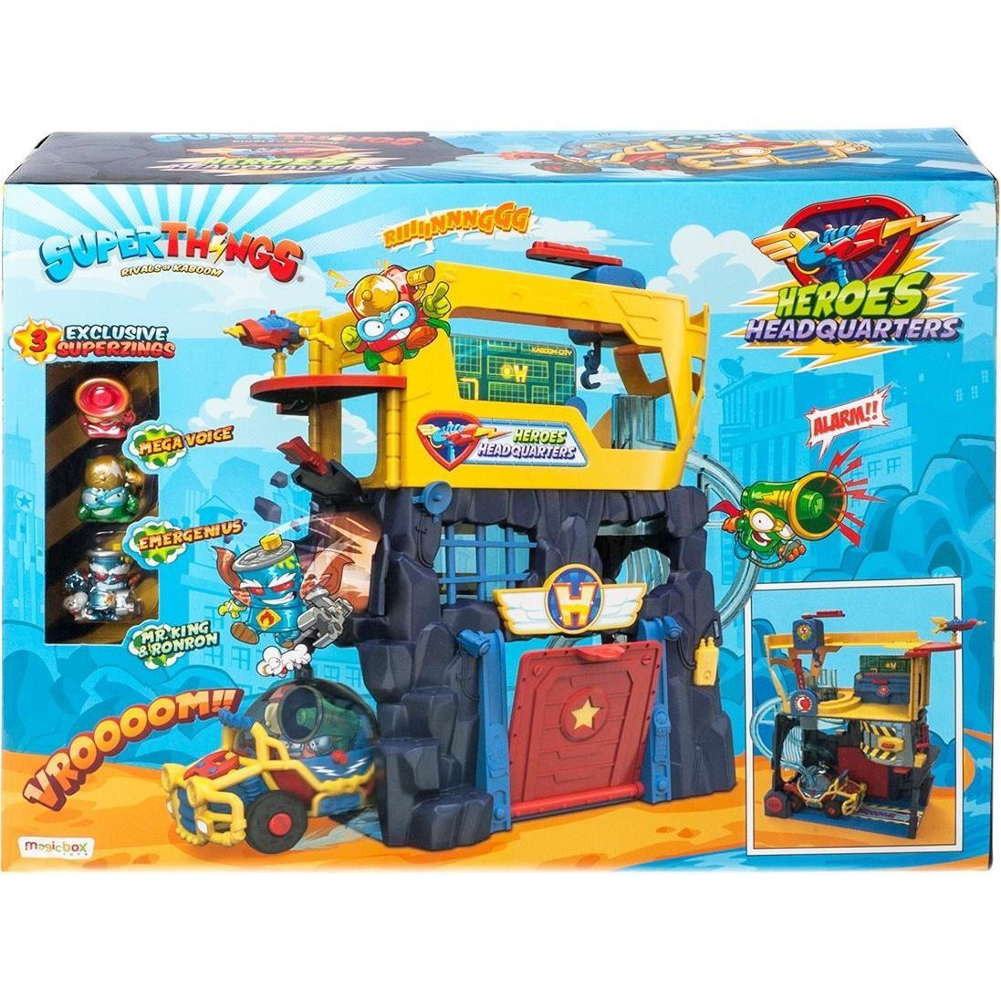 Игровой набор SUPERTHINGS S - ШТАБ-КВАРТИРА (штаб, машина, 3 фигурки) (PSTSP112IN40) фото 1