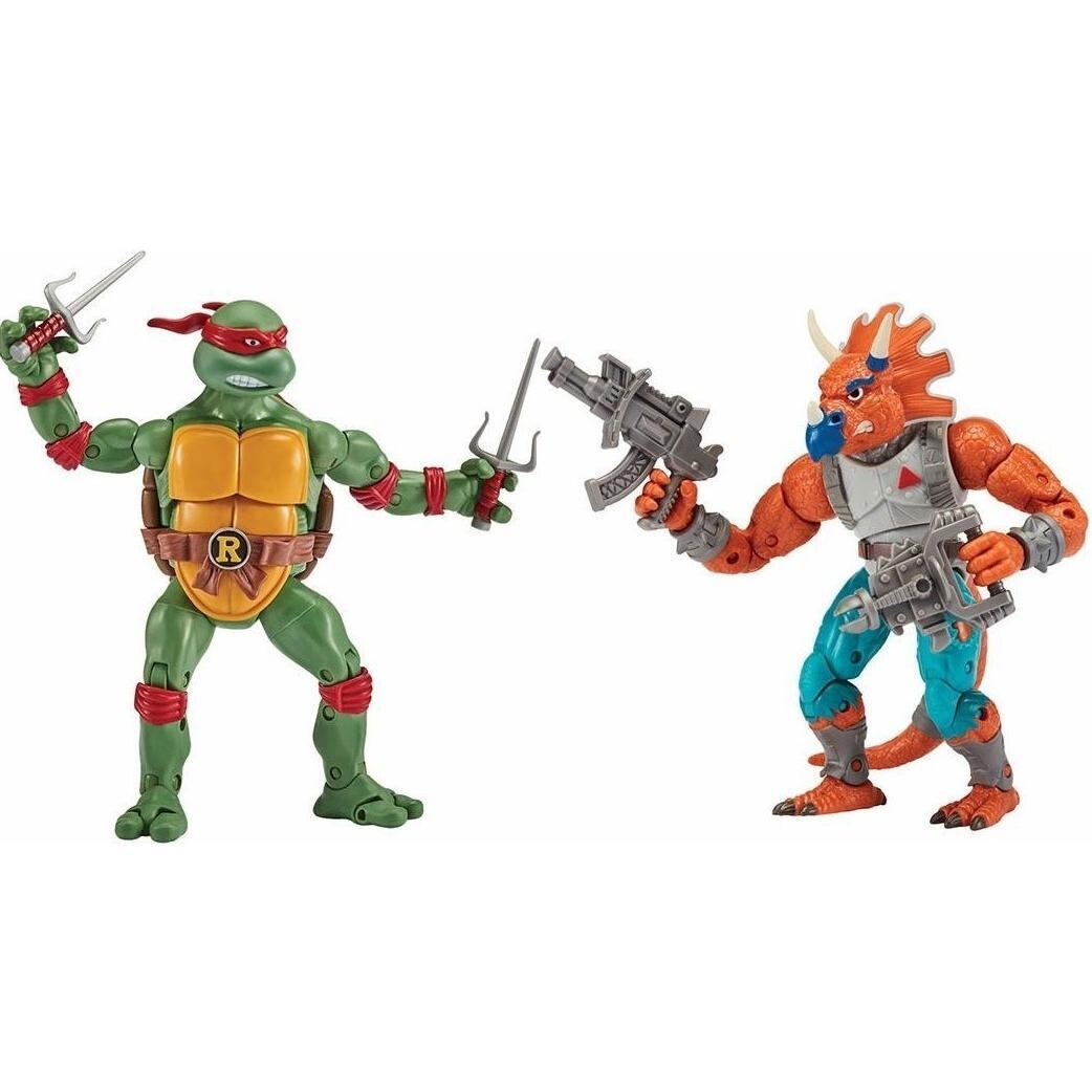 Набор фигурок серии "ЧЕРЕПАШКИ-НИНДЗЯ КЛАССИЧЕСКИЕ" - Рафаэль против Трицератона (81278) фото 1