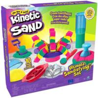 Набір піску для дитячої творчості - KINETIC SAND КОЛЬОРОВІ ПРИГОДИ (3 кольори, 907 g, аксес.) (71647)