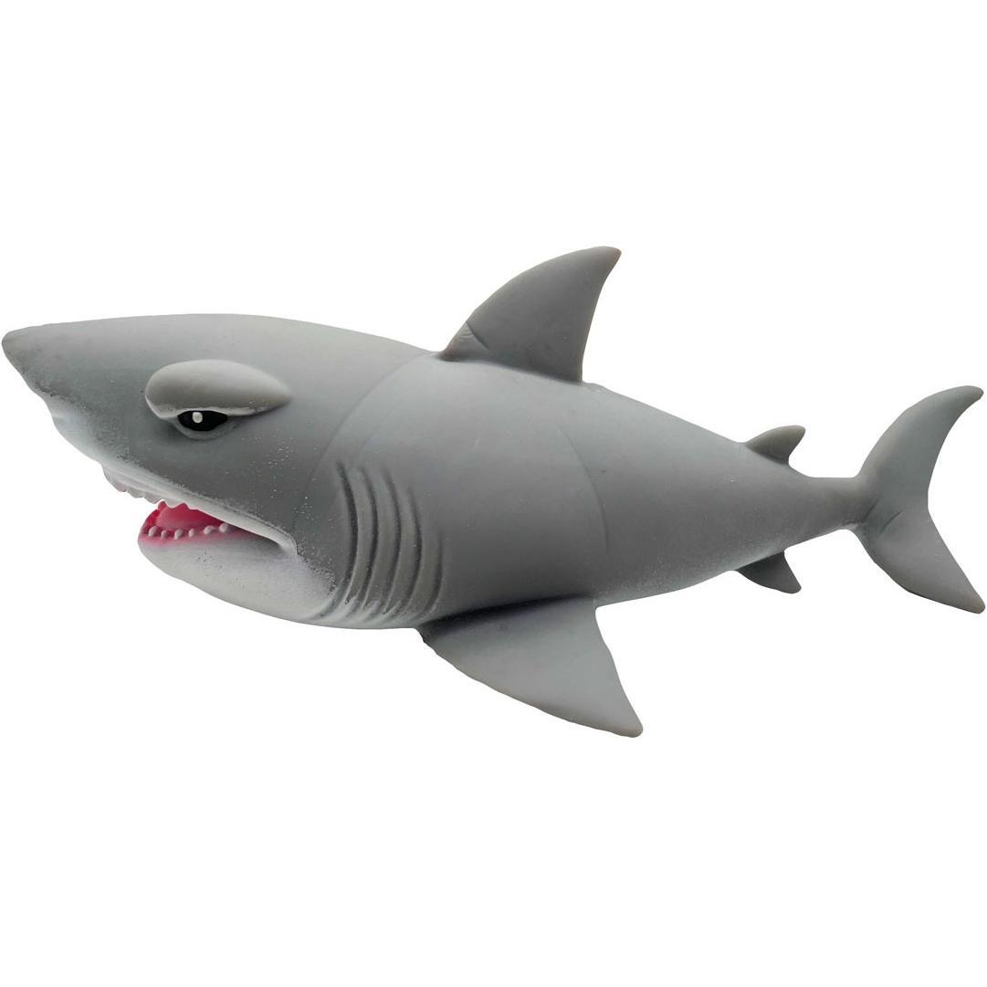 Стретч-игрушка в виде животного - ГИГАНТСКАЯ АКУЛА (белая) (66/CN21-1) фото