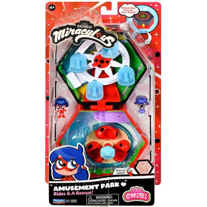 Игровой набор "ЛЕДИ БАГ И СУПЕР-КОТ" cерии "Chibi" - ПАРК РАЗВЛЕЧЕНИЙ (2 фигурки, аксесс.) (50553) фото