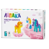 Набір пластиліну, що самозатвердіває Lipaka – Райдужні єдинороги: Лайті, Санні, Рейні (60053-UA01)
