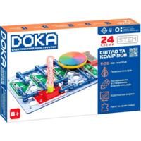 Конструктор электронный DOKA "СВЕТ И ЦВЕТ RGB" (D70700)