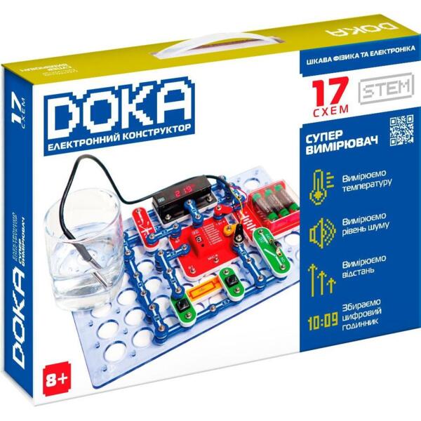 

Конструктор электронный DOKA "СУПЕРИЗМЕРИТЕЛЬ" (D70712)