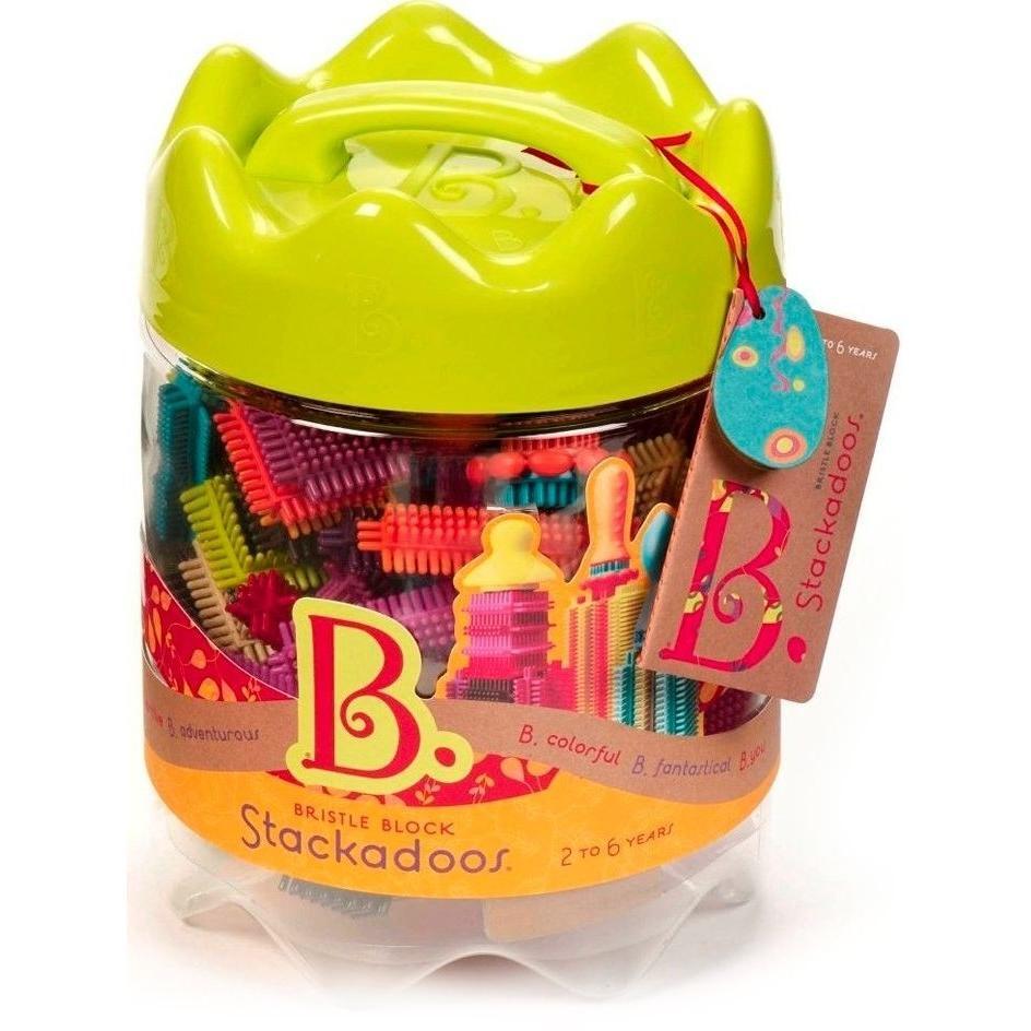 Конструктор-бристл - МЕГАПОЛІС (68 деталей, у банку) (BX1175Z)фото1