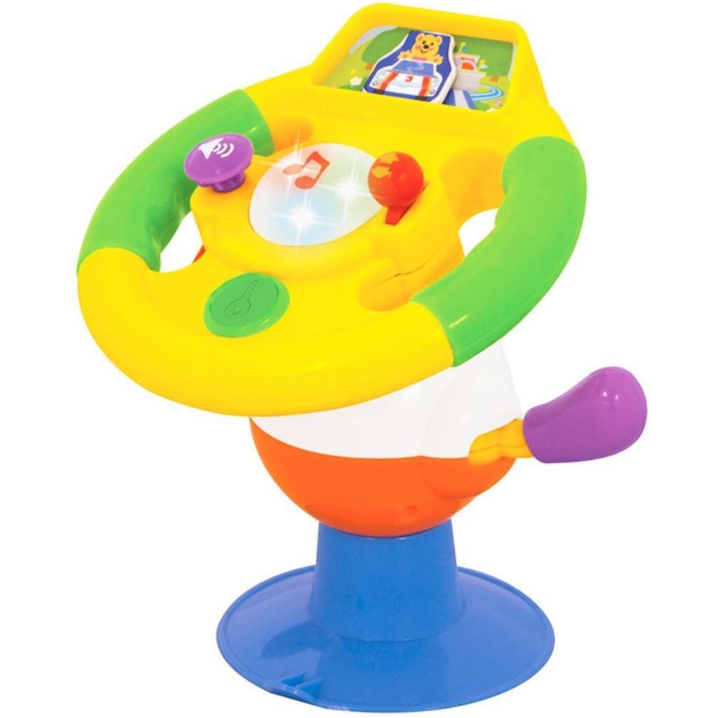 Іграшка на присосці KIDDI SMART – РОЗУМНЕ РУЛЬ (світло, українське) (063420)фото1