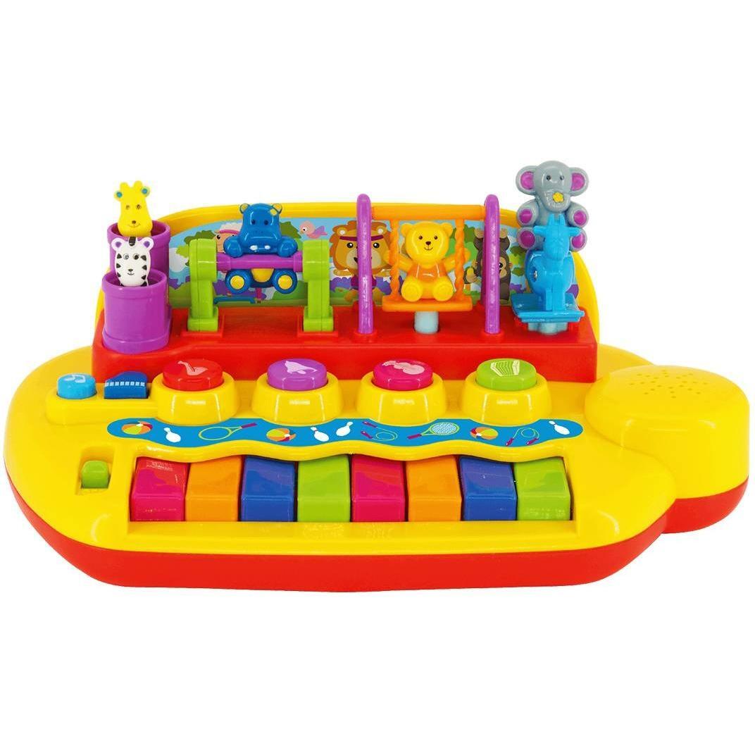 Пианино KIDDI SMART – ЗВЕРЯТА НА КАЧЕЛЯХ (украинский) (063412) фото 1