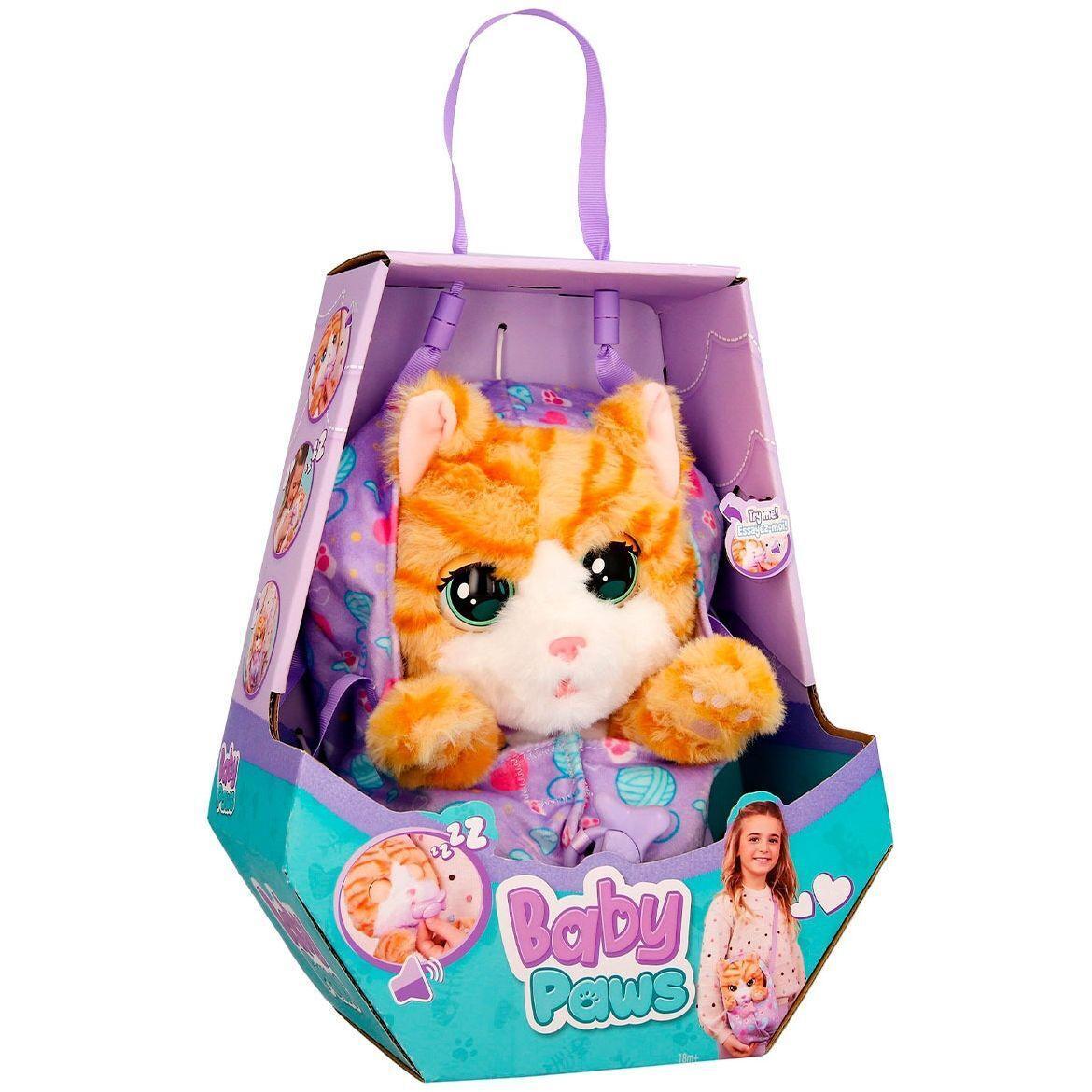 Інтерактивна іграшка Baby Paws W2 – Руде кошеня (з аксесуарів) (921139IM)фото1