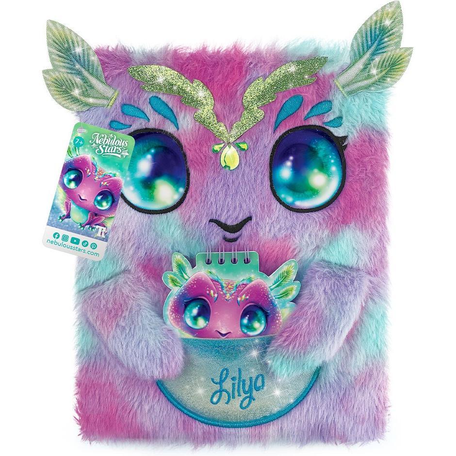 Великий пухнастий блокнот 2-в-1 Nebulous Stars - Лілія (12522)фото1