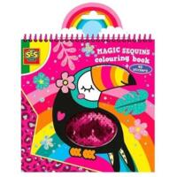 Книжка-розмальовка Ses Creative БЛИСТОЧКИ (15 аркушів для розфарбовування, 40 стікерів з блискітками) (00114S)