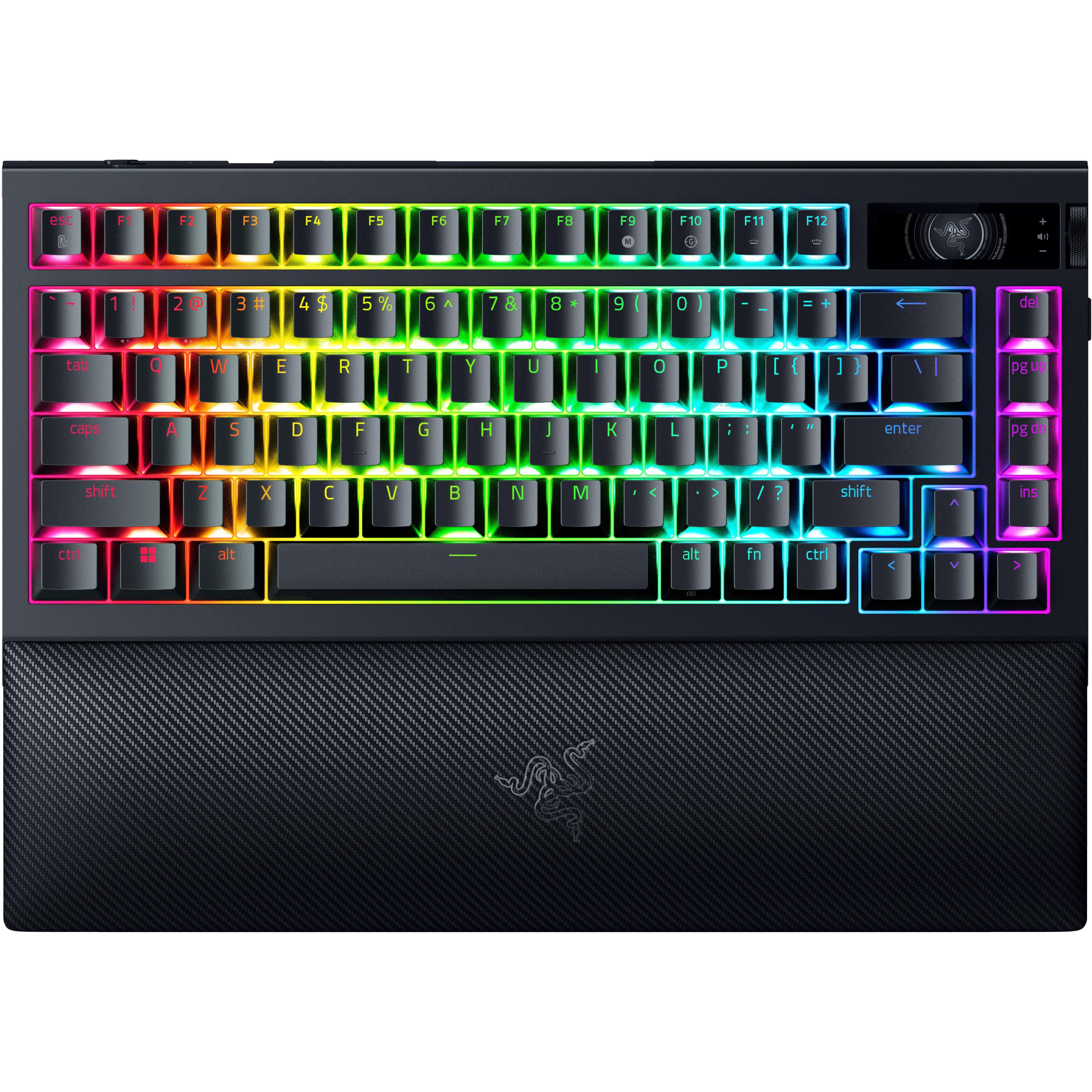 Игровая клавиатура Razer BlackWidow V4 Pro USB-A/WL/BT EN черный (RZ03-05130100-R3M1) фото 1