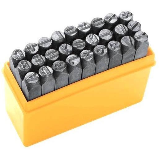 Літери для штампування Tolsen, набір 27шт, латинські літери, 3х57мм, HRC 48-52 (25101)фото1