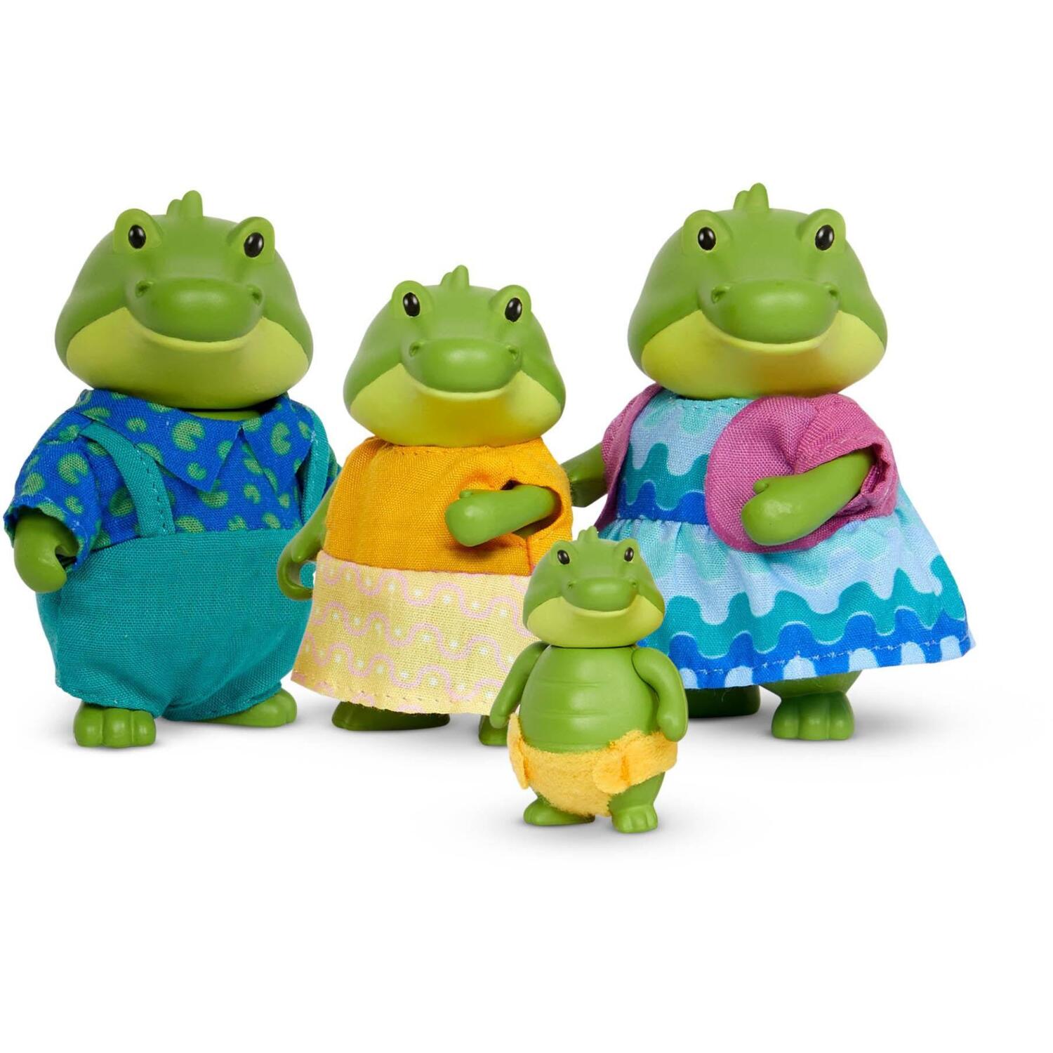 Набор фигурок Li'l Woodzeez Семья Крокодилов 4ед (WZ6796) фото