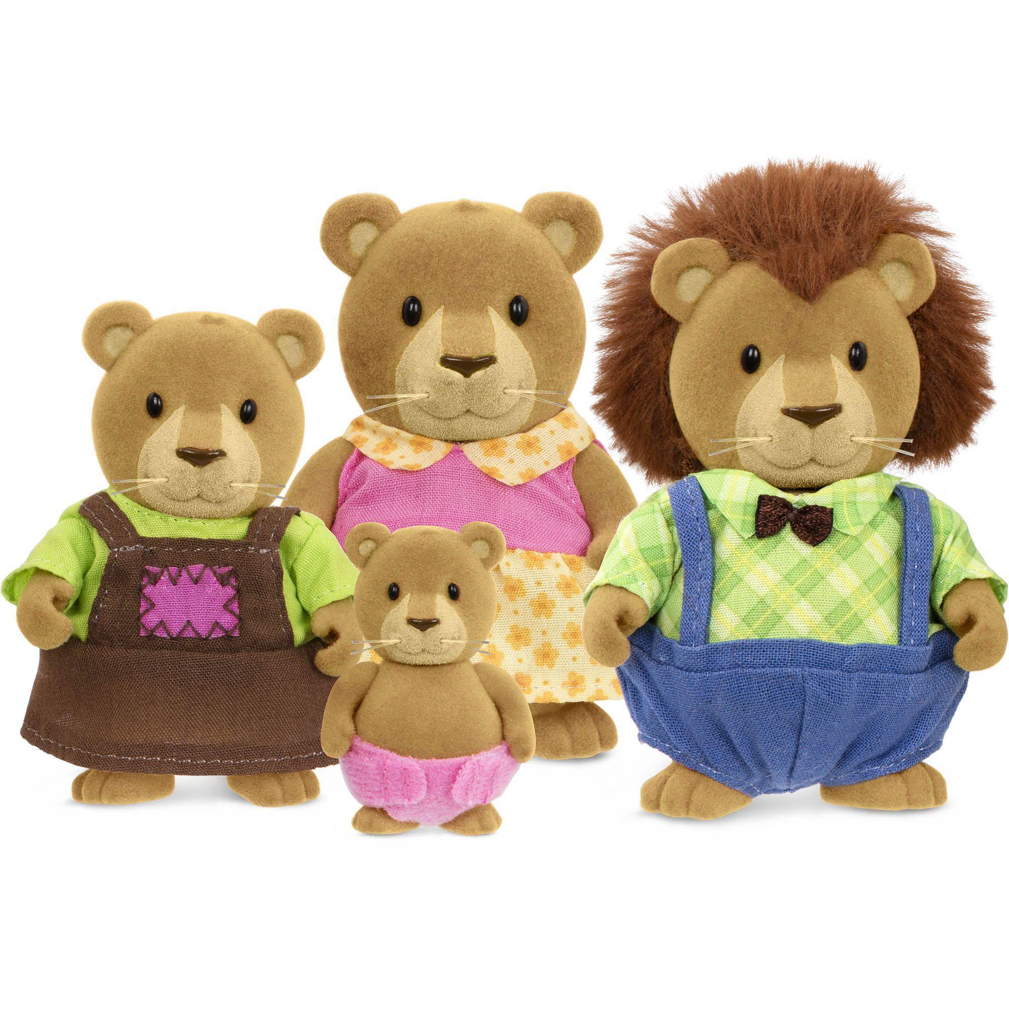 Набор фигурок Li'l Woodzeez Семья Львов 4ед (WZ6660Z) фото 1