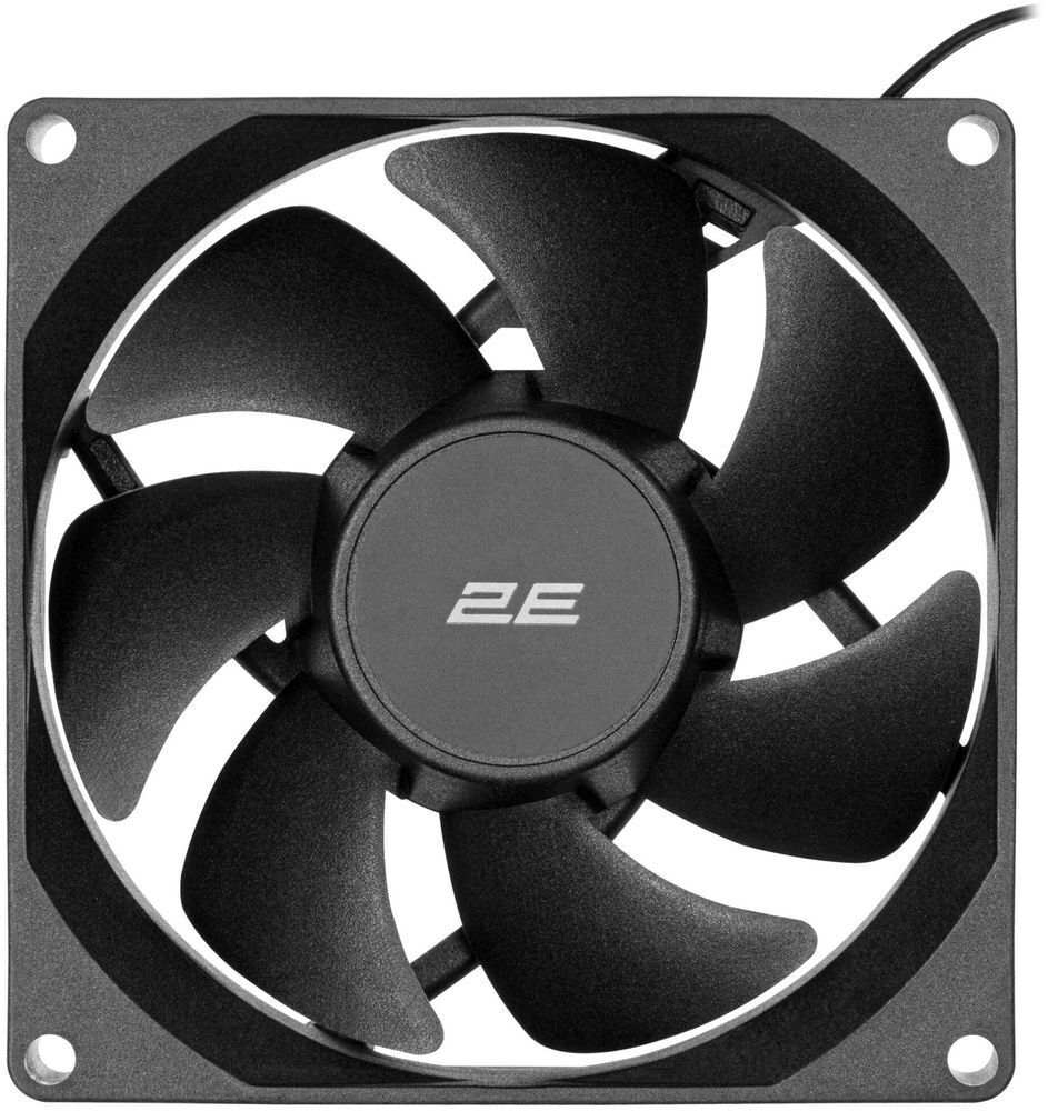Корпусный вентилятор 2E F90B-S 90мм черный (2E-F90B-S) фото 1