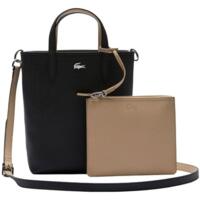 Сумка двостороння Lacoste Anna Reversible NF2991AA-A91 чорна/бежева