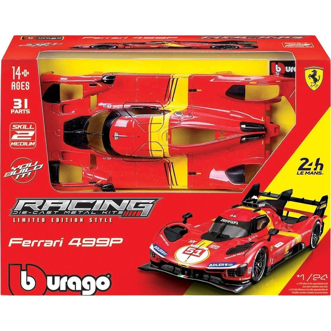 Авто-конструктор - FERRARI 499P LMH (1:24) (18-26587) фото 1