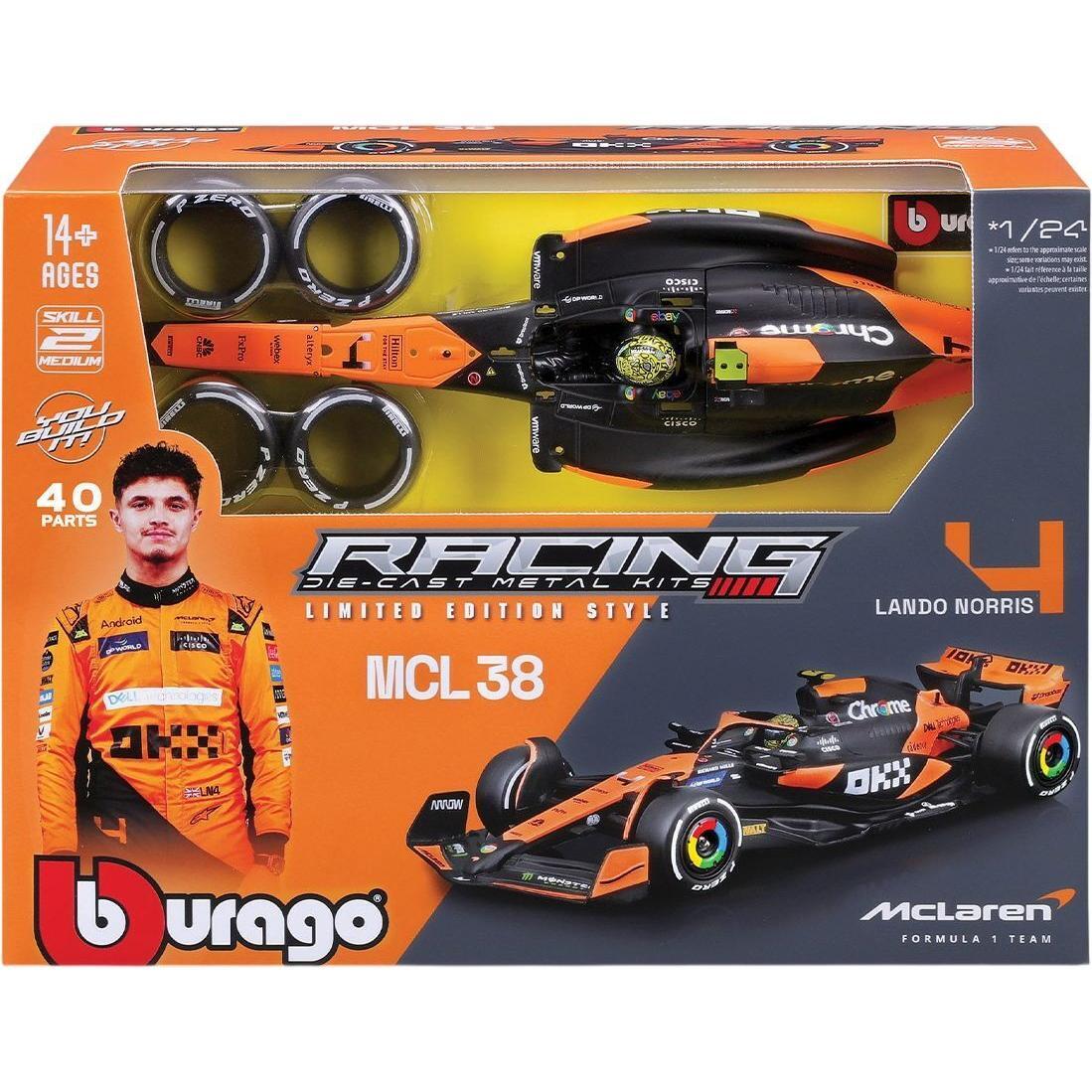 Авто-конструктор - MCLAREN MCL38 (1:24) (18-28511)фото1