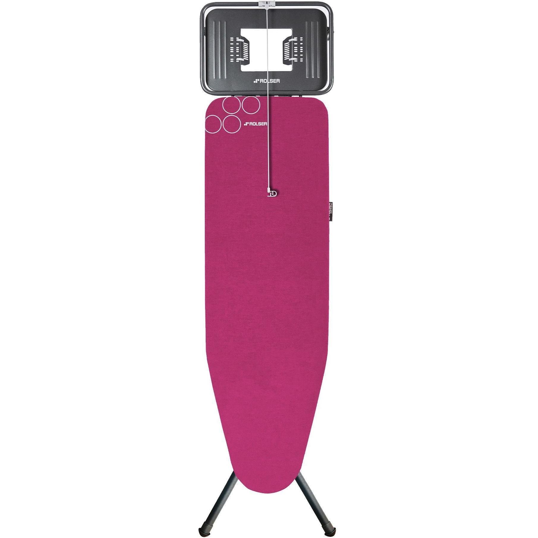Прасувальна дошка Rolser K-TRES Black Tube Fucsia (K03016-2091)фото1