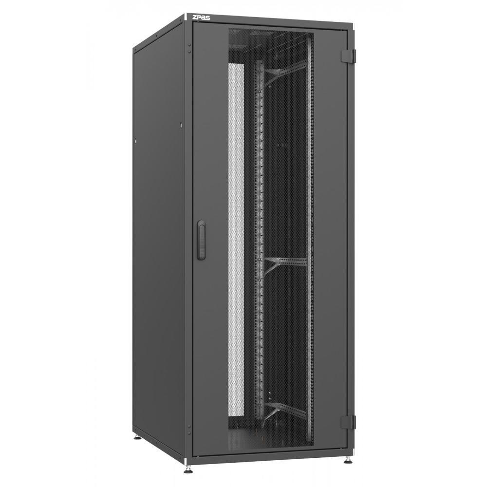 Шафа ZPAS 19" 42U SZB IT одностулкові передні та задні перфоровані двері 800x1000 мм чорнафото1