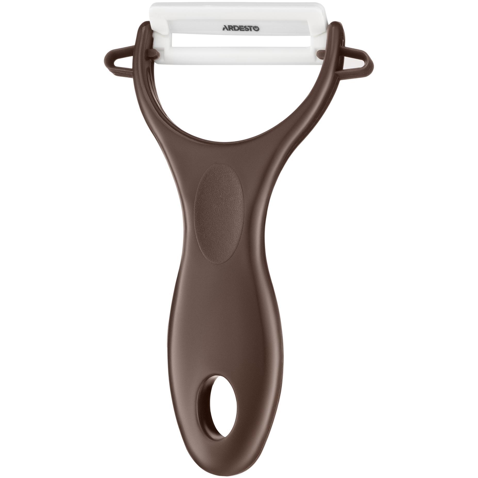 Овощечистка керамическая ARDESTO Fresh, коричневый (AR2101BR) фото 1