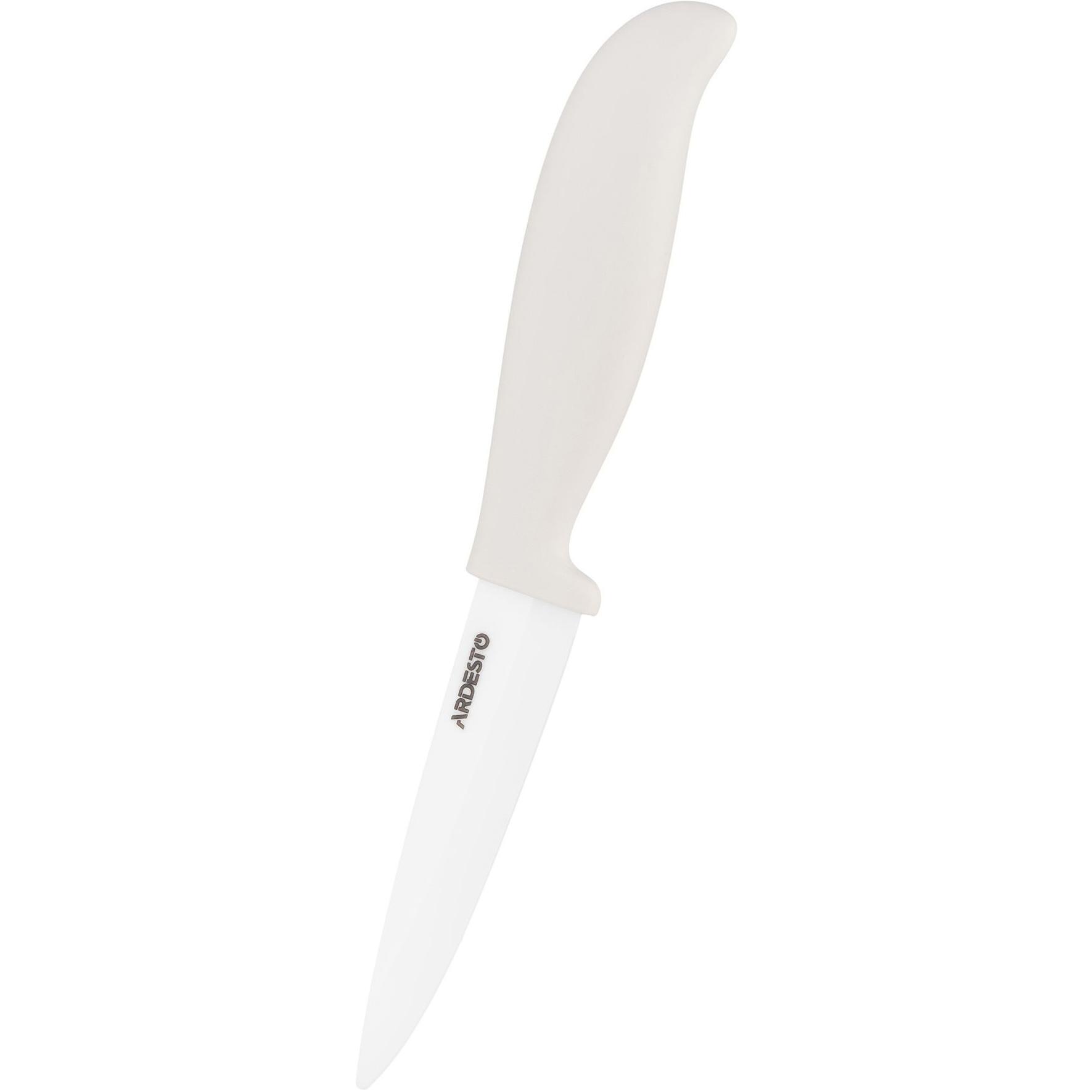Ніж керамічний універсальний Ardesto Fresh, 10см, бежевий (AR2120BG)фото1