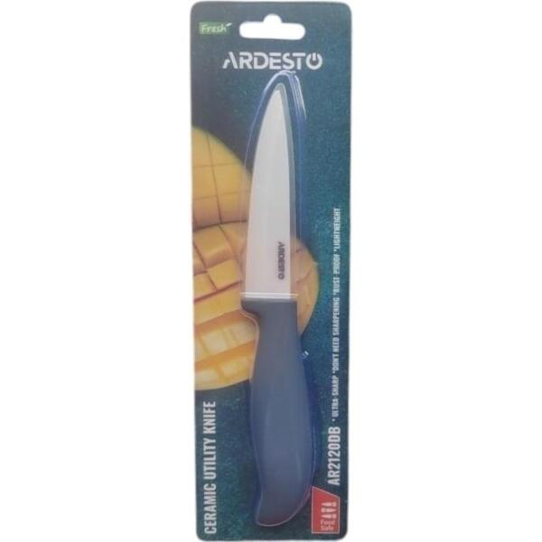 Нож керамический универсальный Ardesto Fresh, 10см, синий (AR2120DB)