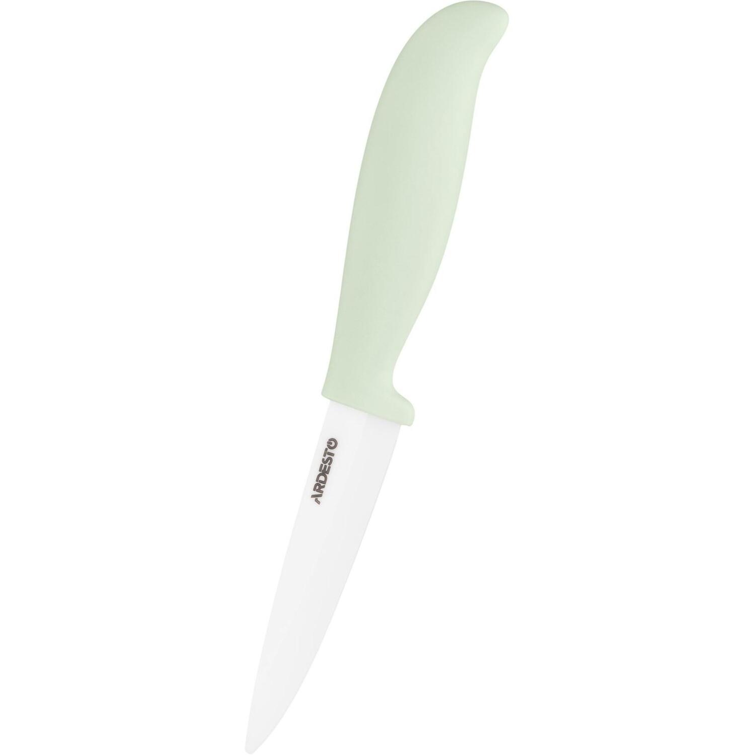 Ніж керамічний універсальний Ardesto Fresh, 10см, зелений (AR2120GE)фото