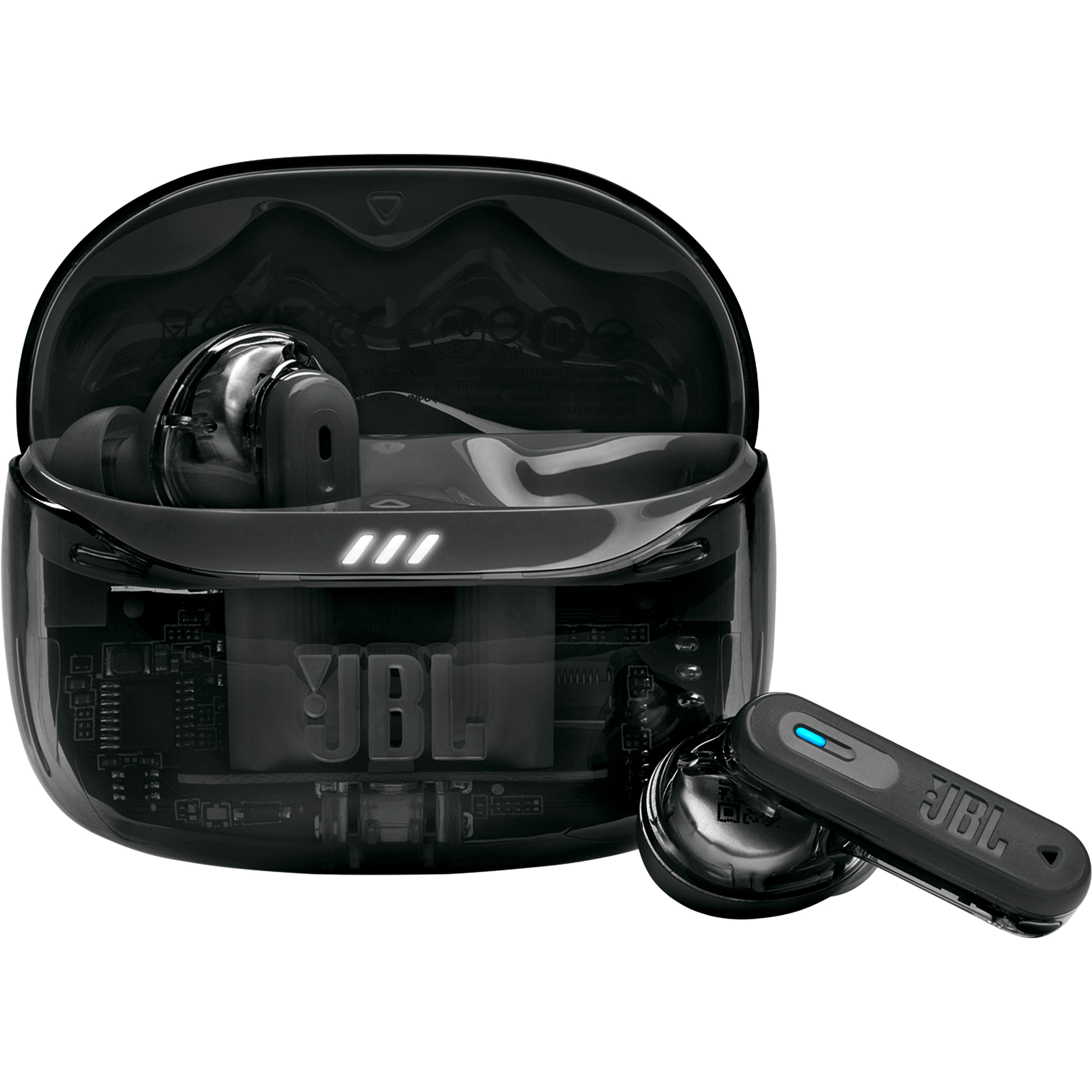 Навушники JBL Tune Beam 2 Ghost Black (JBLTBEAM2GBLK)фото1