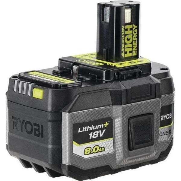 

Аккумулятор Ryobi ONE+ RB1880T High Energy Lithium+ 18В 8А·ч (5133006264)