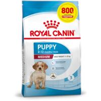 Сухой корм для щенков Royal Canin Medium Puppy средних пород собак 3.2кг + 800г