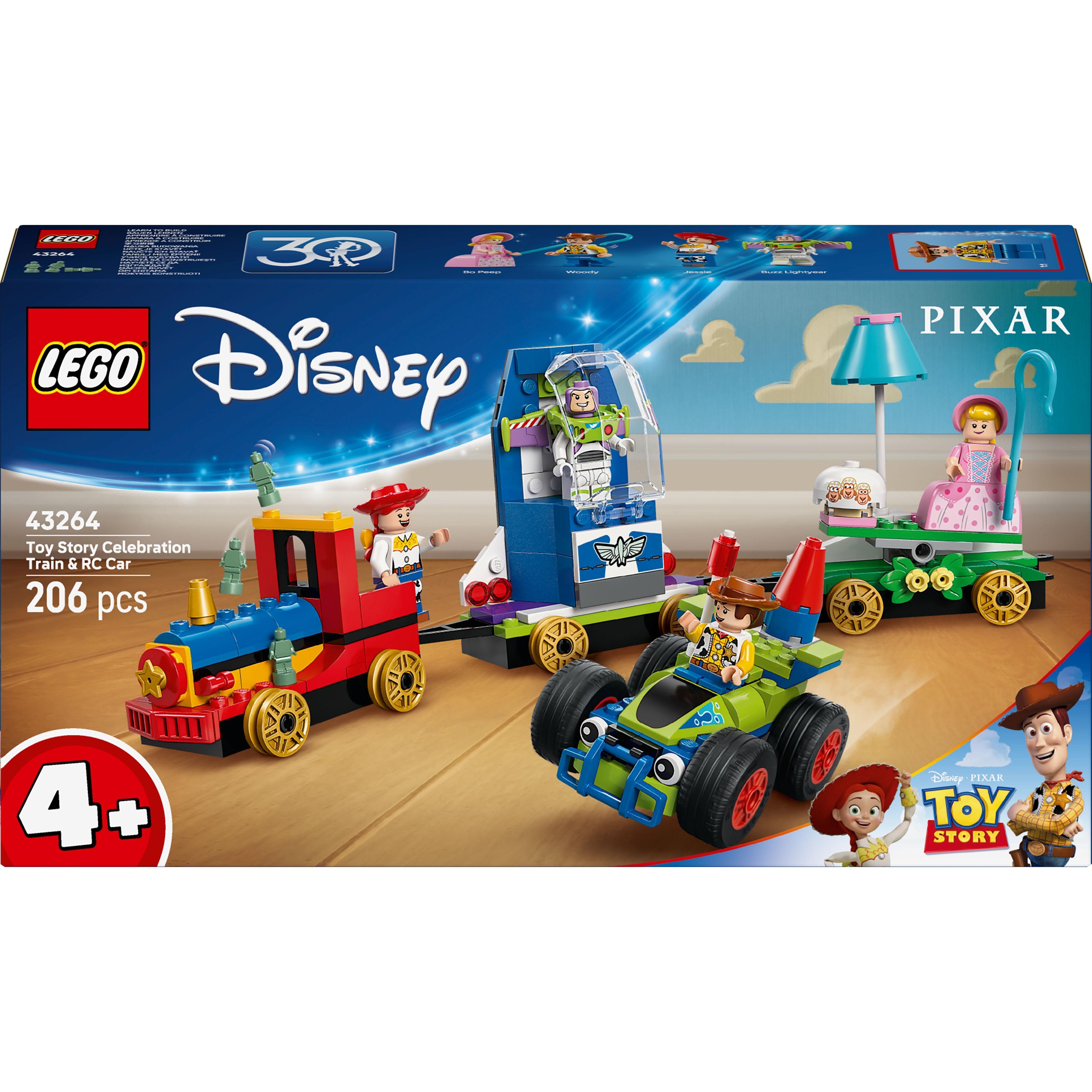 LEGO 43264 Disney Pixar Празднование с Истории Игрушек: поезд и авто для гонок фото 1