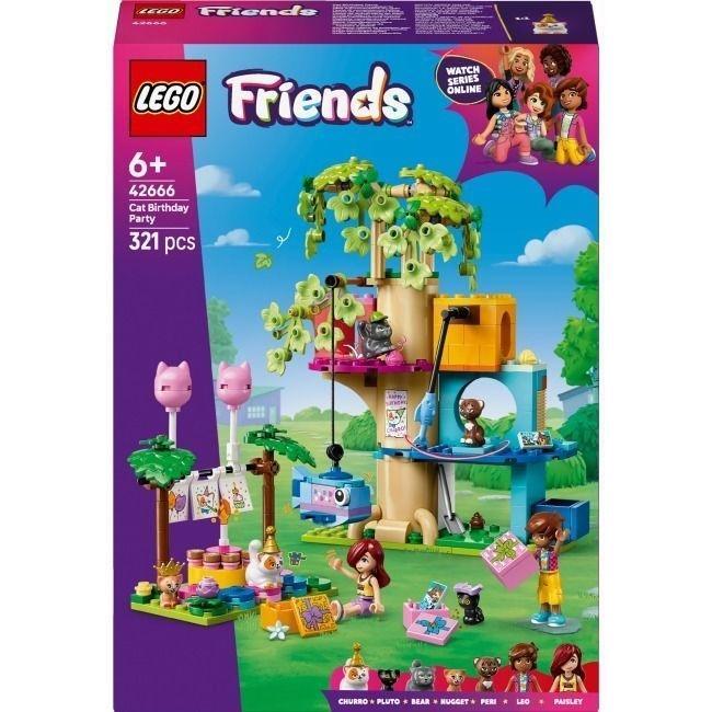 LEGO 42666 Friends День рождения кота и дом на дереве фото 1