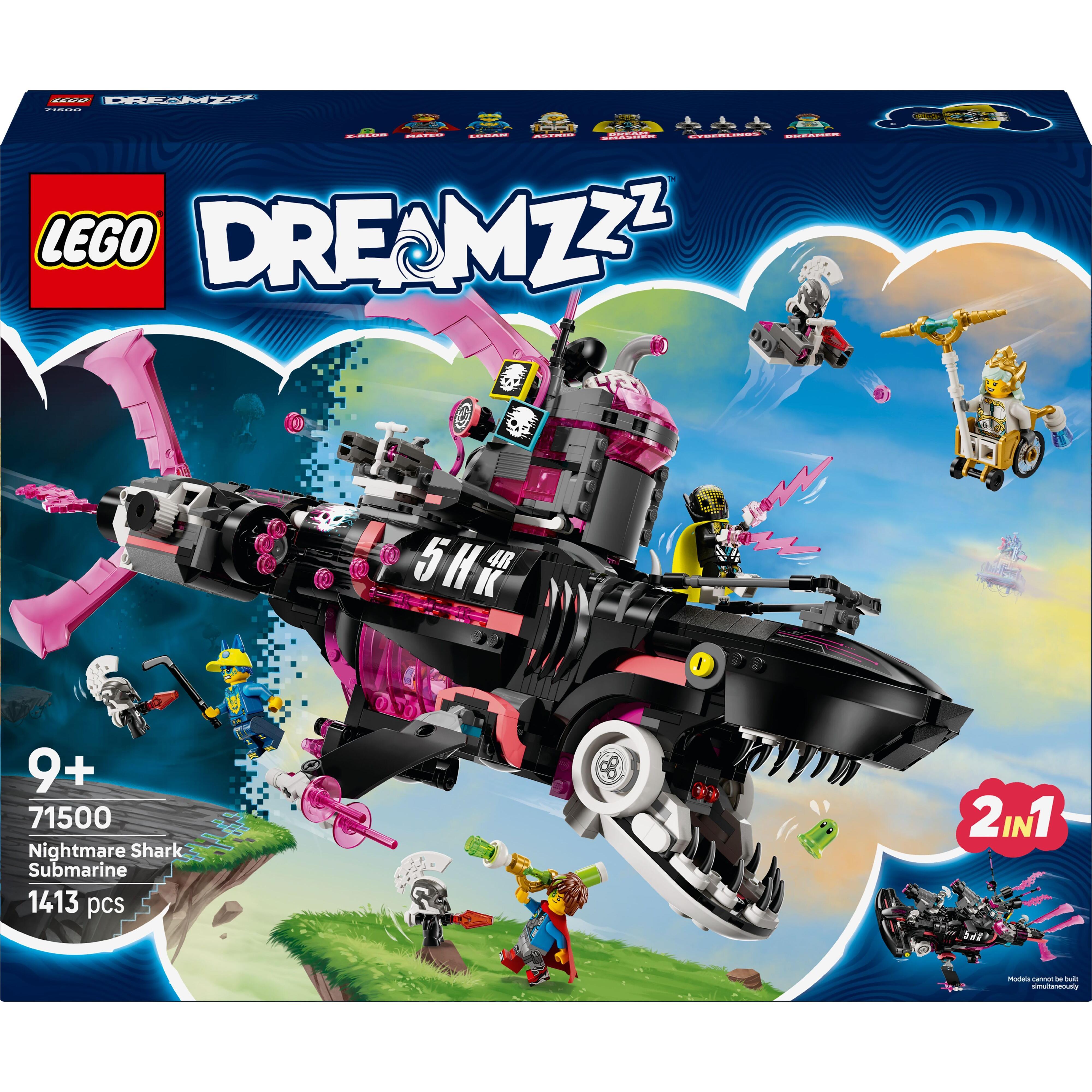 LEGO 71500 Dreamzzz Устрашающая подводная лодка «Акула» фото 1