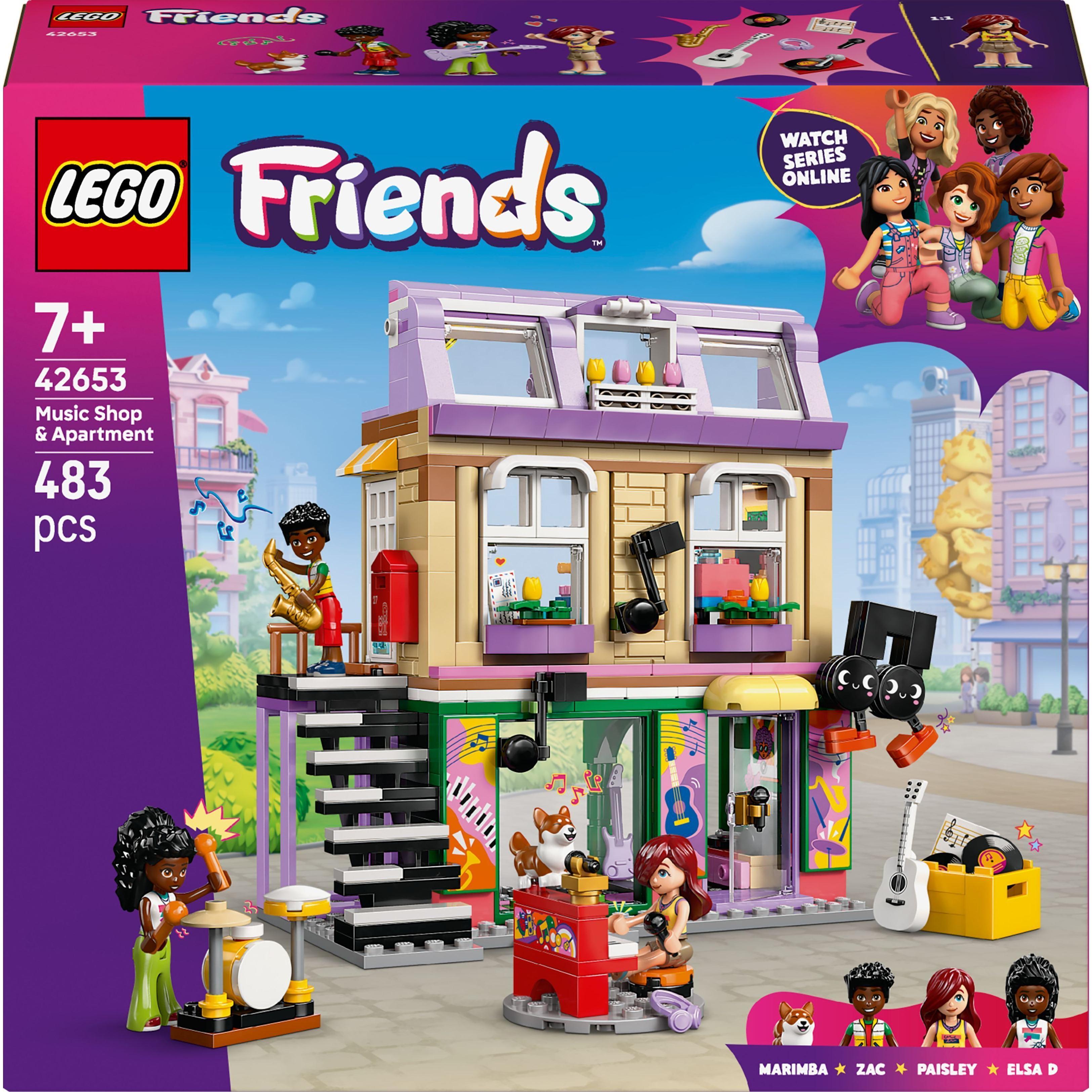LEGO 42653 Friends Музична крамниця і квартирафото1