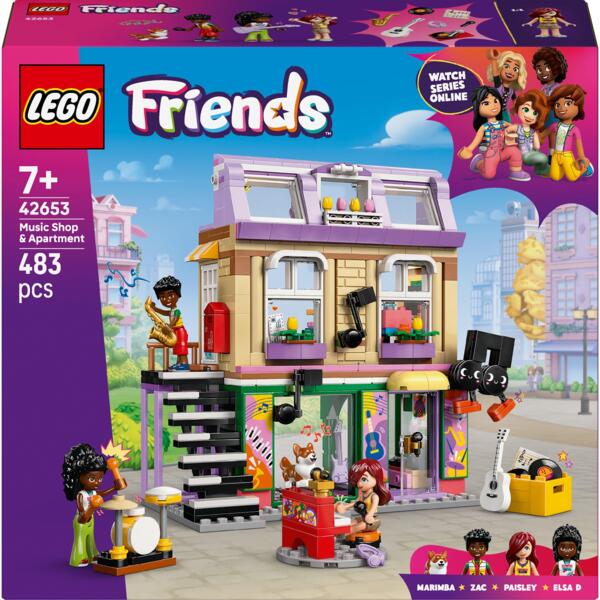 

LEGO 42653 Friends Музыкальный магазин и квартира