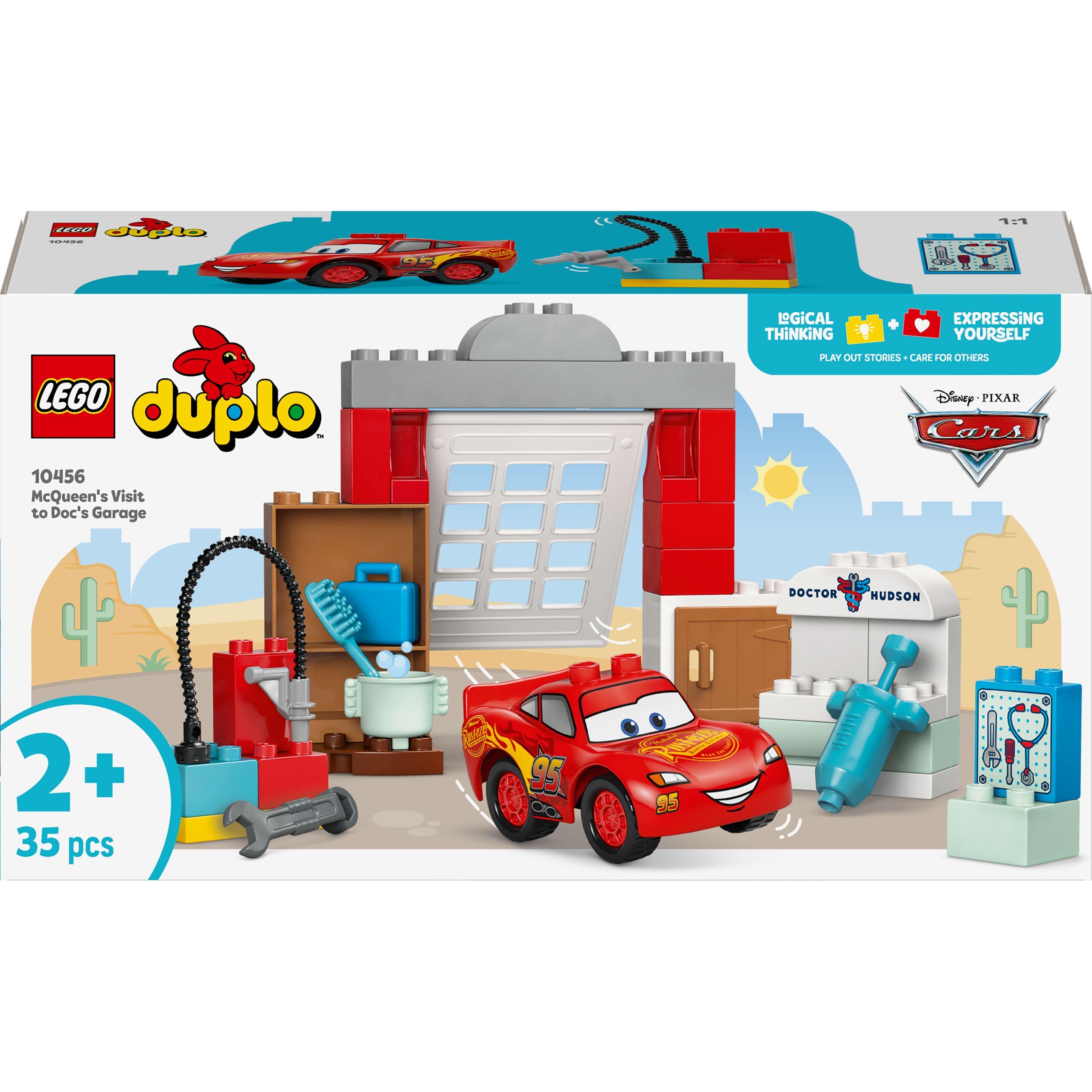 LEGO 10456 DUPLO Disney Визит МакКуина в гараж Дока фото 1