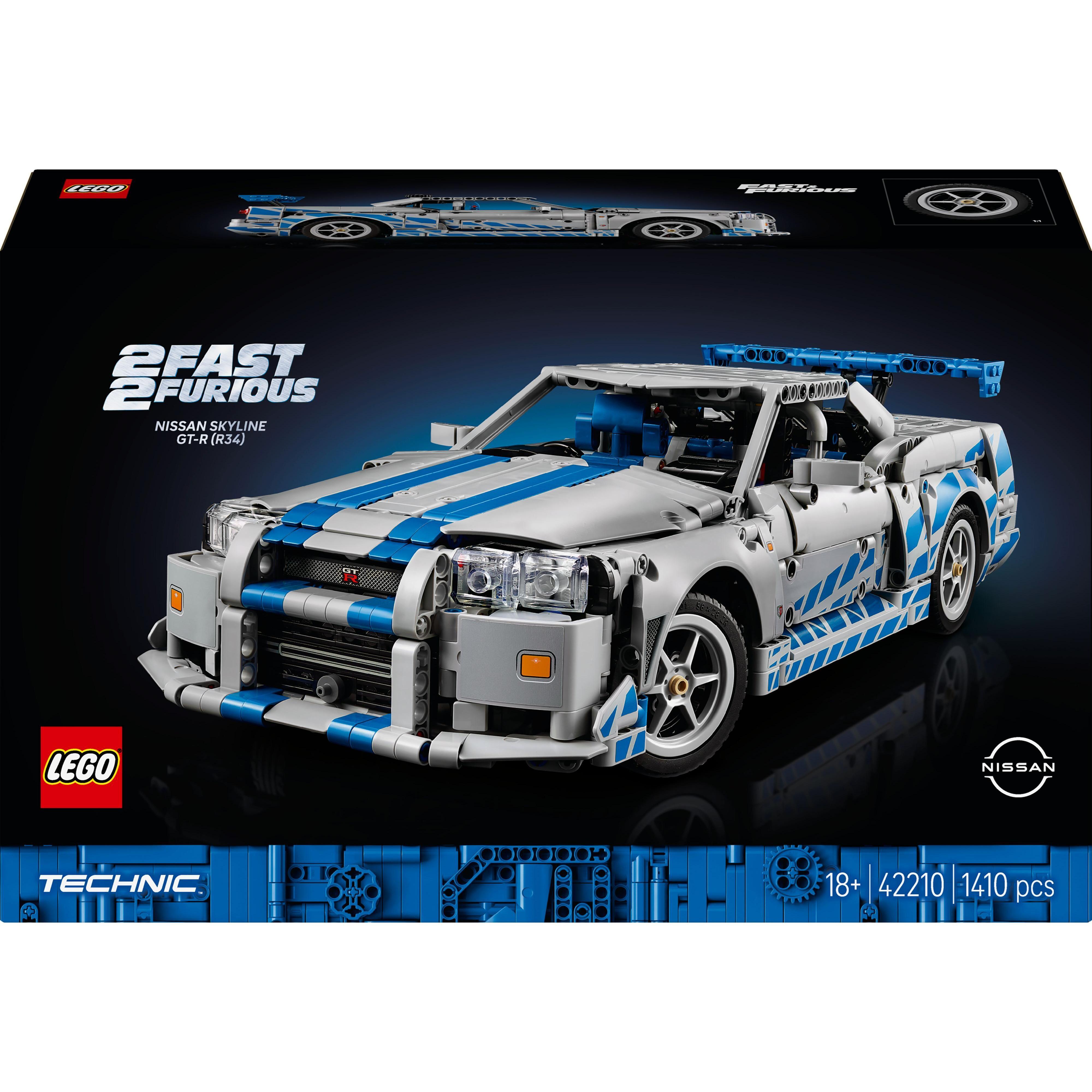 LEGO 42210 Technic Двойной форсаж Автомобиль Nissan Skyline GT-R (R34) фото 1