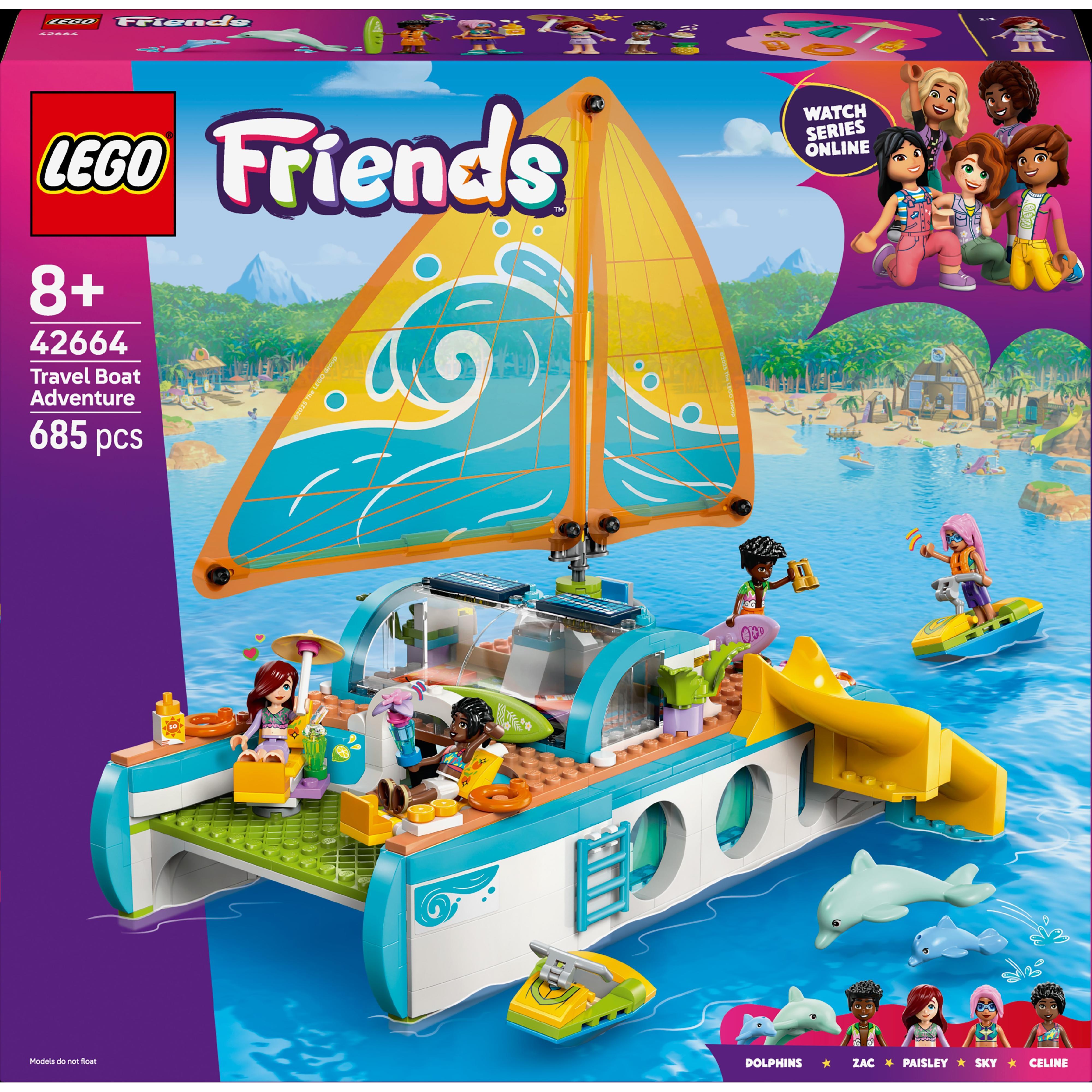 LEGO 42664 Friends Приключения на туристической лодке фото 1