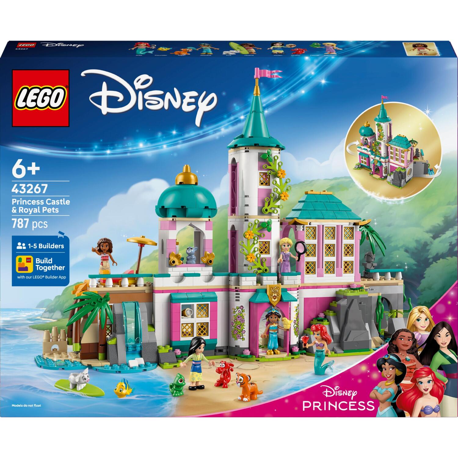 LEGO 43267 Disney Princess Замок принцесы и королівские любимцы фото