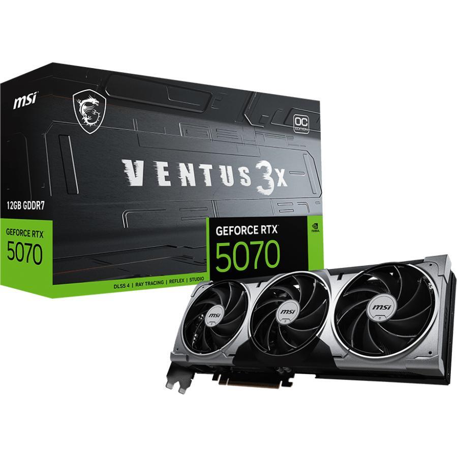 Видеокарта MSI GeForce RTX 5070 12GB GDDR7 VENTUS 3X OC (912-V532-001) фото 1