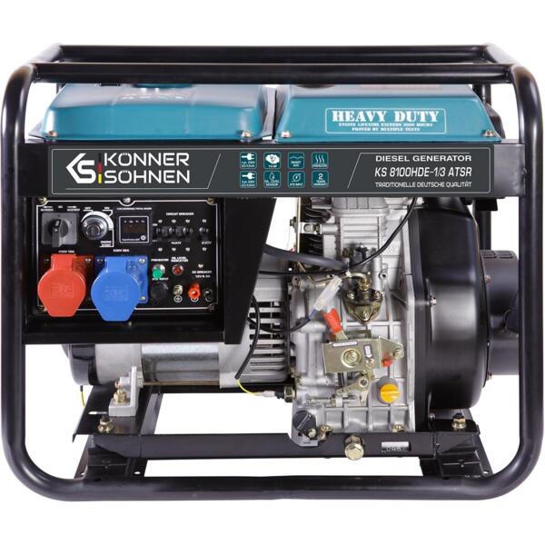 

Генератор дизельный Konner&Sohnen KS 8100HDE-1/3 ATSR (EURO V), (KS8100HDE-1/3ATSR)