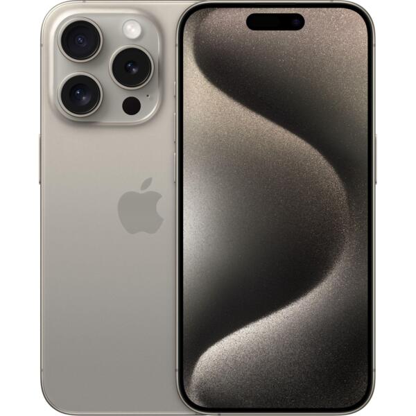 Смартфон Refurbished Apple iPhone 15 Pro 128 GB Natural Titanium (Отличное состояние , A)