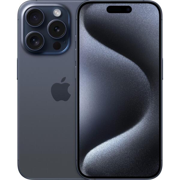 Смартфон Refurbished Apple iPhone 15 Pro 256 GB Blue Titanium (Отличное состояние , A)