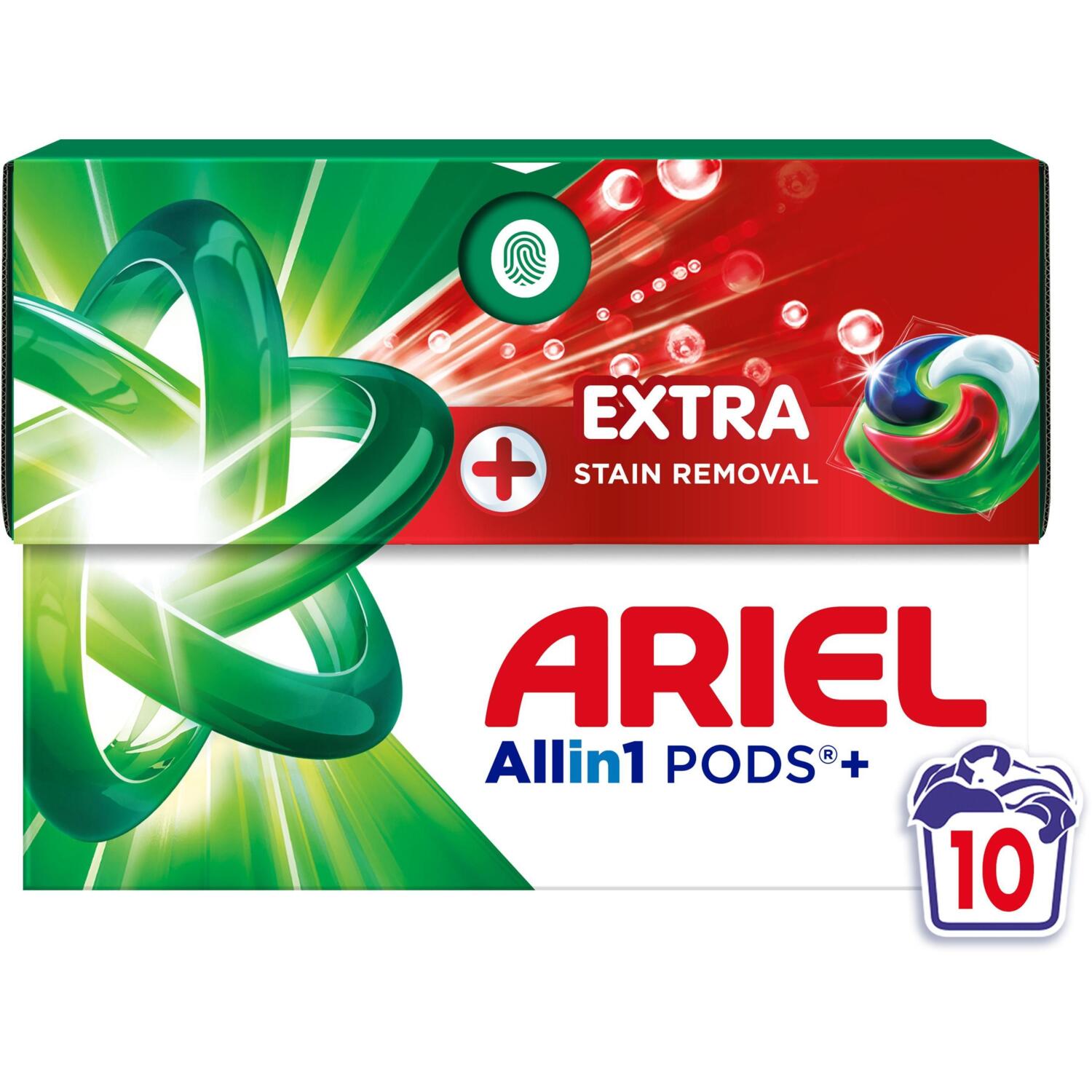 Капсули для прання Ariel Extra Stain Removal All-in-1 10 штфото