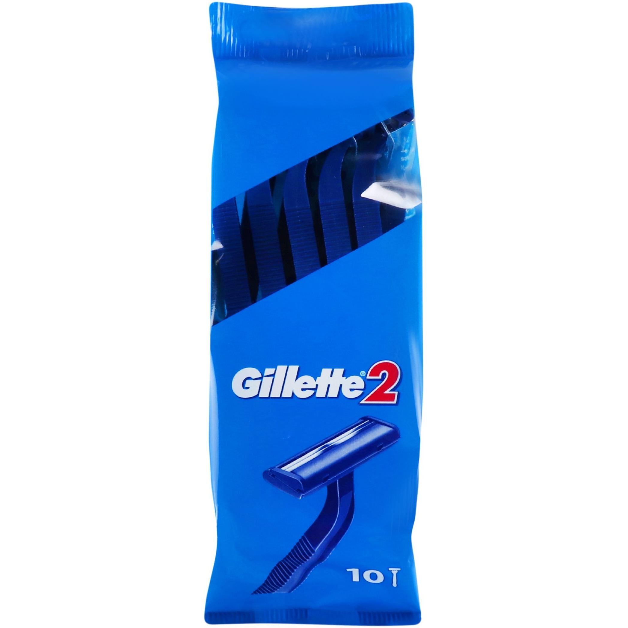 Бритви одноразові Gillette 2 10 штфото1